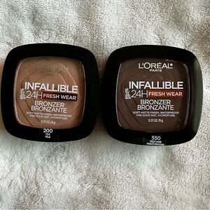 Brand New Loreal Infallible Bronzers Fair and Deep Dark